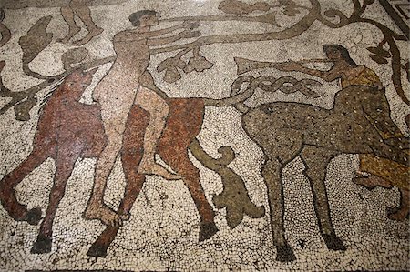 simsearch:841-03063374,k - Mosaic of riders on the floor of the central nave, Otranto Duomo, Otranto, Lecce, Apulia, Italy, Europe Foto de stock - Con derechos protegidos, Código: 841-03675944