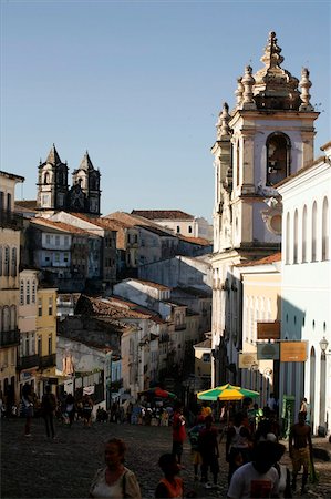 salvador - Pelourinho district, UNESCO World Heritage Site, Salvador de Bahia, Brazil, South America Stock Photo - Rights-Managed, Code: 841-03676096