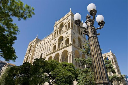 simsearch:841-03676615,k - Government House (Dom Soviet), Baku, Azerbaijan, Central Asia, Asia Stock Photo - Rights-Managed, Code: 841-03676609