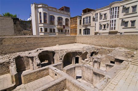 simsearch:841-03676615,k - Old hamam at the Shirvanshah Palace, UNESCO World Heritage Site, Baku, Azerbaijan, Central Asia, Asia Stock Photo - Rights-Managed, Code: 841-03676615