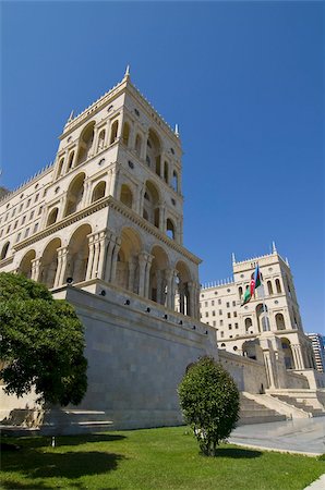 simsearch:841-03676615,k - Government House (Dom Soviet), Baku, Azerbaijan, Central Asia, Asia Stock Photo - Rights-Managed, Code: 841-03676610
