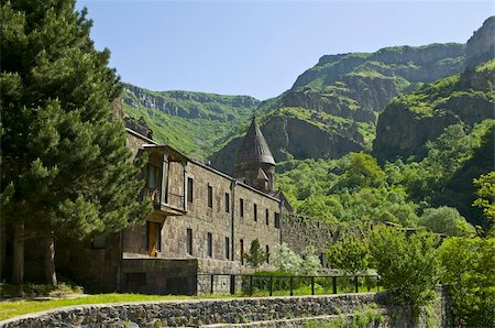 simsearch:841-03676615,k - Geghard Monastery, UNESCO World Heritage Site, Armenia, Caucasus, Central Asia, Asia Stock Photo - Rights-Managed, Code: 841-03676653
