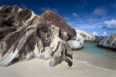 simsearch:841-05796490,k - Large eroded granite outcrops at The Baths in Virgin Gorda, British Virgin Islands, West Indies, Central America Stock Photo - Rights-Managed, Code: 841-03677142