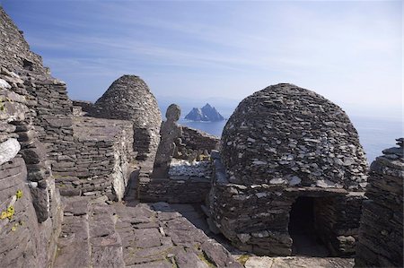 Celtic Monastery, Skellig Michael, UNESCO World Heritage Site, County Kerry, Republic of Ireland, Europe Stock Photo - Rights-Managed, Code: 841-03677419