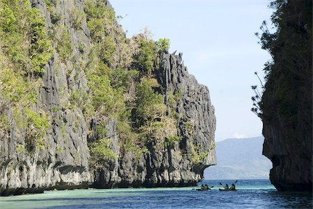 Miniloc Island Big Lagoon, Bacuit Bay, Palawan, Philippines, Southeast Asia, Asia Stock Photo - Rights-Managed, Code: 841-03672324