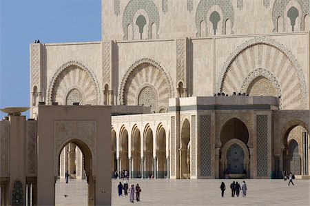 Hassan II Mosque, Casablanca, Morocco, North Africa, Africa Stock Photo - Rights-Managed, Code: 841-03672579