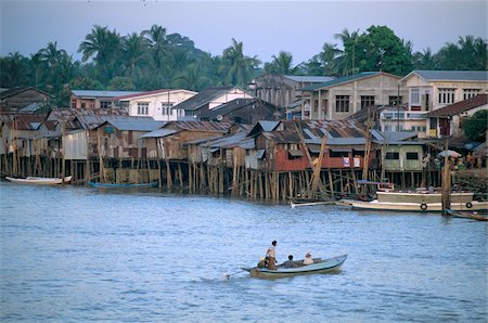 stilt village - Ayeyarwaddy (Irrawaddy) River delta, Myanmar (Burma), Asia Stock Photo - Rights-Managed, Code: 841-03673199