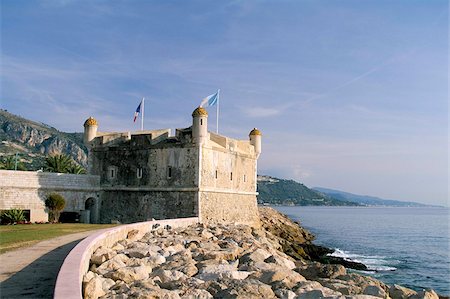 Jean Cocteau Museum, Bastion, Menton, Alpes-Maritimes, Cote d'Azur, Provence, French Riviera, France, Mediterranean, Europe Stock Photo - Rights-Managed, Code: 841-03673502