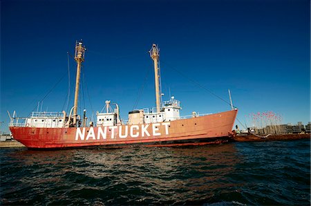 Nantucket Light Ship, Boston Harbour, Boston, Massachusetts, New England, United States of America, North America Stock Photo - Rights-Managed, Code: 841-03868050