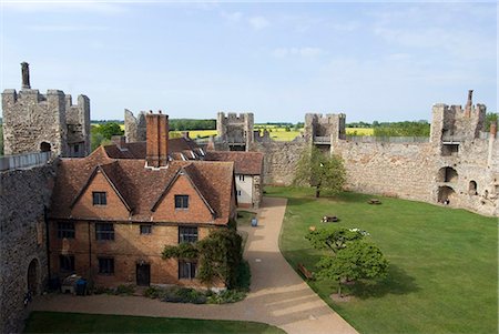 suffolk - Framlingham Castle, a fortress dating from the 12th century, Suffolk, England, United Kingdom, Europe Stock Photo - Rights-Managed, Code: 841-03868141