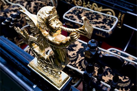 Gondola detail, Venice, Veneto, Italy, Europe Stock Photo - Rights-Managed, Code: 841-03868690