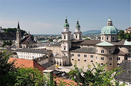 Old Town seen from fortress Hohensalzburg, Salzburg, Austria, Europe Stock Photo - Rights-Managed, Code: 841-03868859