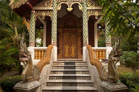 Wat Chai Phra Kiat, Chiang Mai, Chiang Mai Province, Thailand, Southeast Asia, Asia Stock Photo - Rights-Managed, Code: 841-03869308