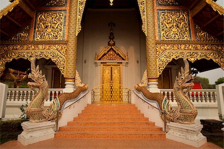 Wat Phra Singh, Chiang Mai, Chiang Mai Province, Thailand, Southeast Asia, Asia Stock Photo - Rights-Managed, Code: 841-03869313