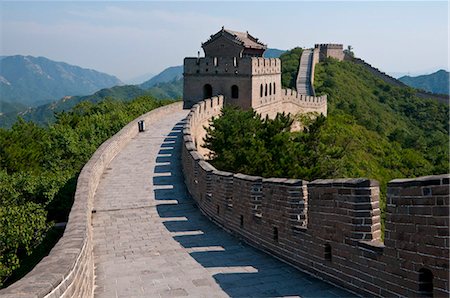 famous places of asia - The Great Wall of China at Badaling, UNESCO World Heritage Site, China, Asia Stock Photo - Rights-Managed, Code: 841-03871066