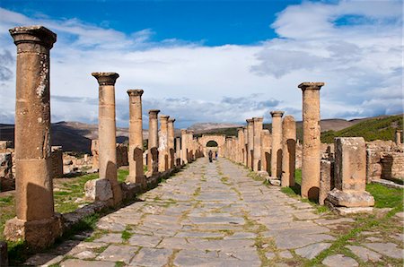 simsearch:841-03672349,k - The Roman ruins of Djemila, UNESCO World Heritage Site, Algeria, North Africa, Africa Stock Photo - Rights-Managed, Code: 841-03871100