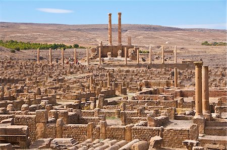 The Roman ruins, Timgad, UNESCO World Heritage Site, Algeria, North Africa, Africa Stock Photo - Rights-Managed, Code: 841-03871118