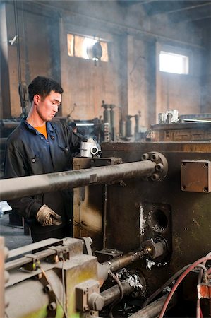 Aluminium foundry, technological industry, Hebei, Province of Hebei, China, Asia Stock Photo - Rights-Managed, Code: 841-03871443