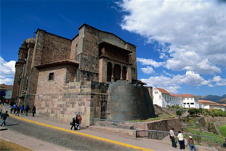 Santo Domingo Church, Cuzco, Peru Foto de stock - Con derechos protegidos, Código: 855-05980858