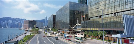 road city panorama - Tsimshatsui East skyline, Hong Kong Stock Photo - Rights-Managed, Code: 855-05981049