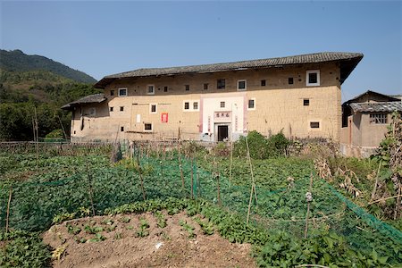 simsearch:855-05981752,k - Earthen buildings at Hongkeng village, Yongding, Fujian, China Stock Photo - Rights-Managed, Code: 855-05981740