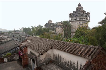 preserved architecture - Rui Shi Lou at Jinjiangli village, Kaiping, Guangdong Province, China Stock Photo - Rights-Managed, Code: 855-05981899