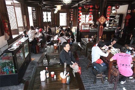 A chinese resturant, old town of Wuzhen, Zhejiang, China Stock Photo - Rights-Managed, Code: 855-05982684