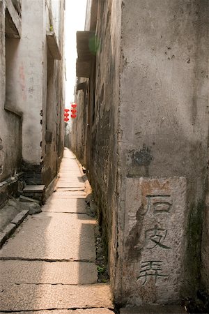 Shipinong, a narrow alley of 30 wide old town of Xitang, Zhejiang, China Stock Photo - Rights-Managed, Code: 855-05982782