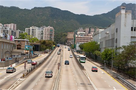 Waterloo Road, Kowloon Tong, Hong Kong Stock Photo - Rights-Managed, Code: 855-05983398