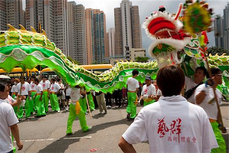 Dragon dance celebrating Tam Kung festival at Tam Kung temple, Shaukeiwan, Hong Kong Stock Photo - Rights-Managed, Code: 855-05983544
