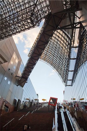 Kyoto train station, Kyoto, Japan Stock Photo - Rights-Managed, Code: 855-06314259