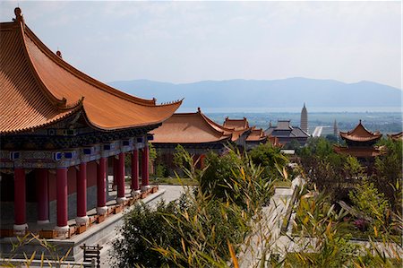 dali - Chongsheng si (Three pagoda temple, Dali, Yunnan Province, China Stock Photo - Rights-Managed, Code: 855-06312958