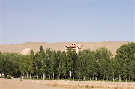 Mogao caves, Dunhuang, Gansu Province, Silkroad, China Stock Photo - Rights-Managed, Code: 855-06337854