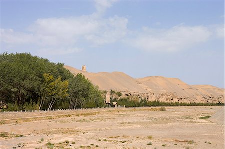 Mogao caves, Dunhuang, Gansu Province, Silkroad, China Stock Photo - Rights-Managed, Code: 855-06337885