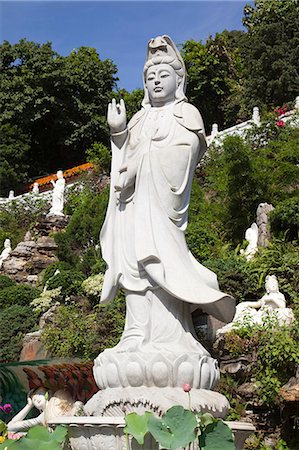 Goddess Guanyin statue, Western monastery, Lo Wai, Tsuen Wan, Hong Kong Stock Photo - Rights-Managed, Code: 855-06338217