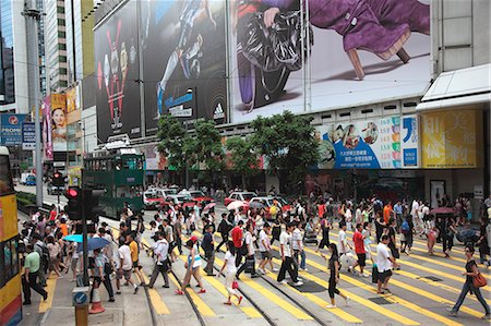 Busy Causeway Bay, Hong Kong Stock Photo - Rights-Managed, Code: 855-06339352