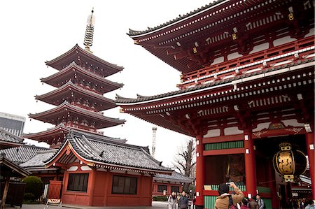 Senso-ji, Asakusa district, Tokyo, Japan Stock Photo - Rights-Managed, Code: 855-08420605