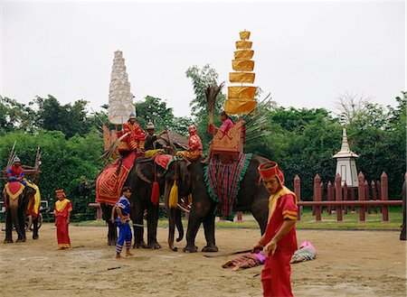 simsearch:855-02987109,k - Elephant Theme Show, Thailand Foto de stock - Con derechos protegidos, Código: 855-02985793