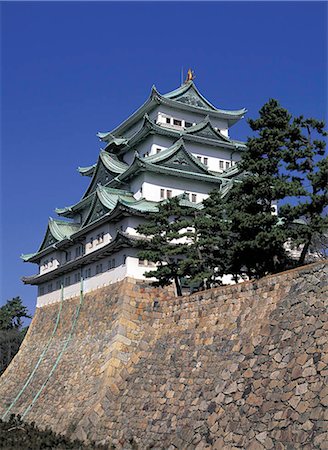 Nagoya Castle, Nagoya, Japan Stock Photo - Rights-Managed, Code: 855-02985972