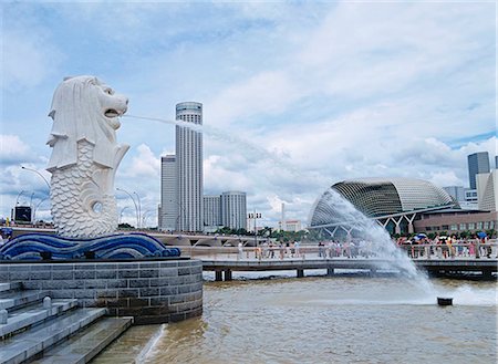 The Merlion Stock Photo - Rights-Managed, Code: 855-02987779