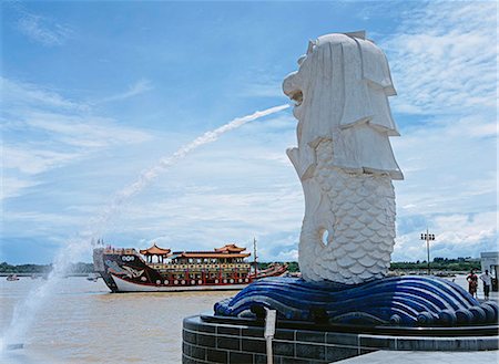The Merlion Stock Photo - Rights-Managed, Code: 855-02987783
