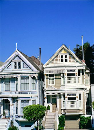 simsearch:841-06031845,k - Victorian House, alamo Square, San Francisco Stock Photo - Rights-Managed, Code: 855-02988117