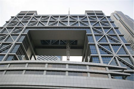 stock exchange building - Shanghai Stock Exchange Building, Pudong, Shanghai Stock Photo - Rights-Managed, Code: 855-02988443