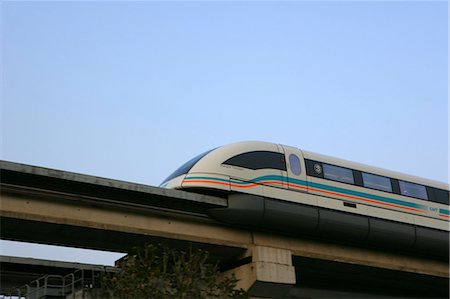 Maglev train, Shanghai Stock Photo - Rights-Managed, Code: 855-02988465