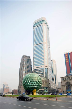 dalian - Skyscrapers on Friendship Square,Dalian,China,Dalian China Stock Photo - Rights-Managed, Code: 855-03024209