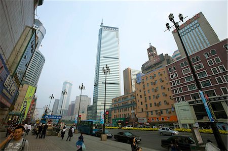 dalian - Skyscrapers on Zhongshan Road,Dalian,China,Dalian China Stock Photo - Rights-Managed, Code: 855-03024220