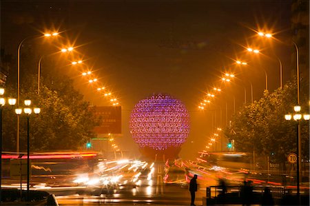 dalian - Friendship square at night,Dalian,China,Dalian China Stock Photo - Rights-Managed, Code: 855-03024223