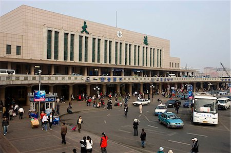 dalian - Railway station,Dalian,China,Dalian China Stock Photo - Rights-Managed, Code: 855-03024237