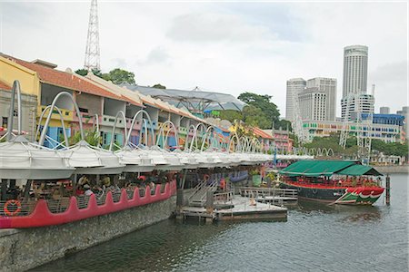 simsearch:855-03025107,k - Clarke Quay,Singapore Foto de stock - Con derechos protegidos, Código: 855-03025275