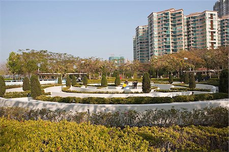 Ma sur Shan park avec condominium dans la distance, Ma sur Shan, Hong Kong Photographie de stock - Rights-Managed, Code: 855-03025530